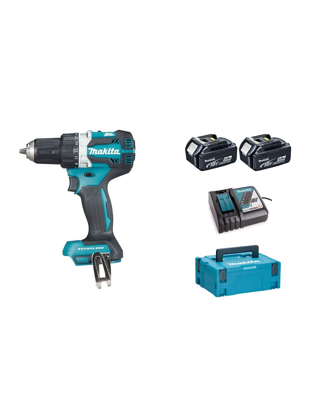 Visseuse-perceuse Makita 18V DDF484RTJ